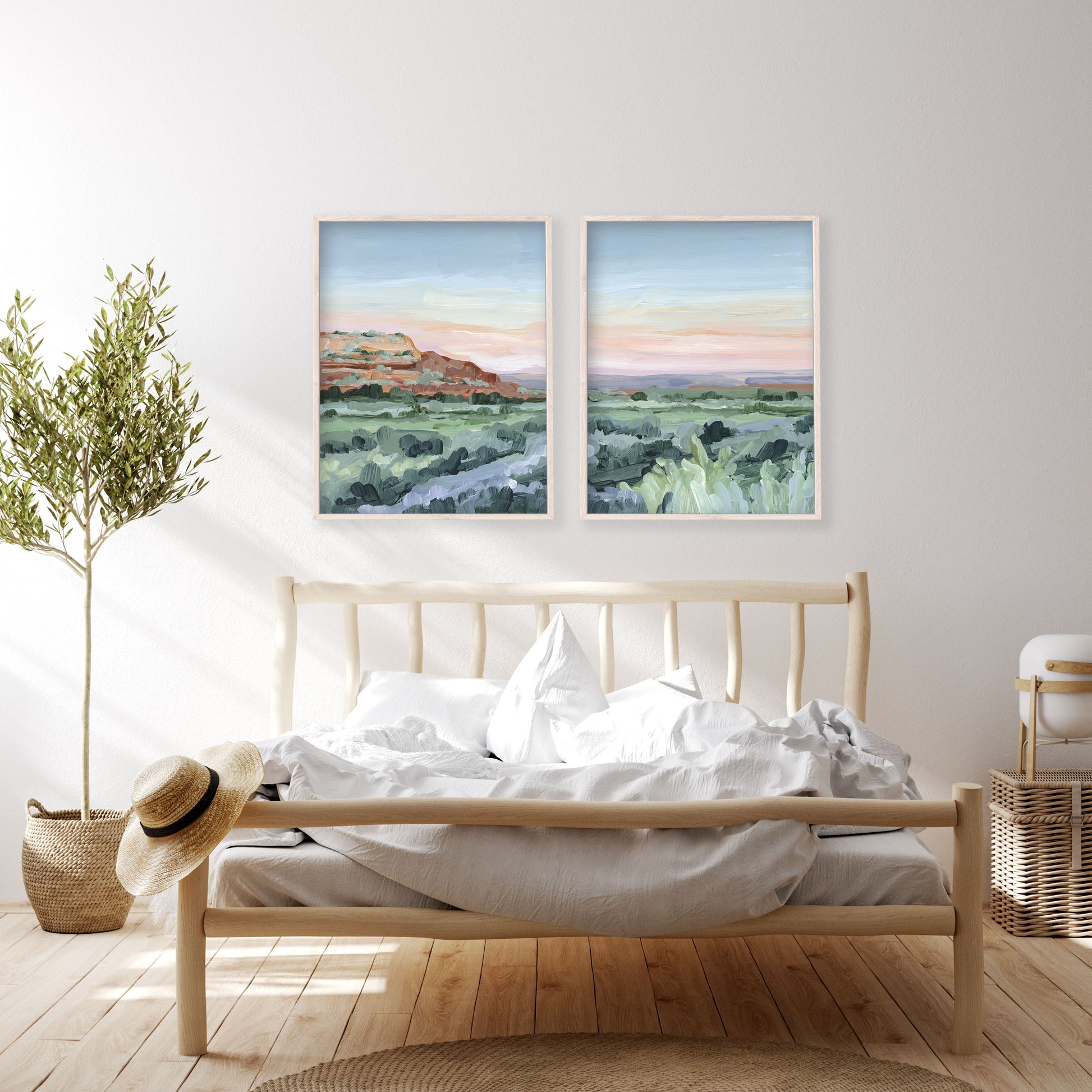 ’Edge of Utah’ Diptych Art Print || Set 2 - abstract - Artwork - Desert