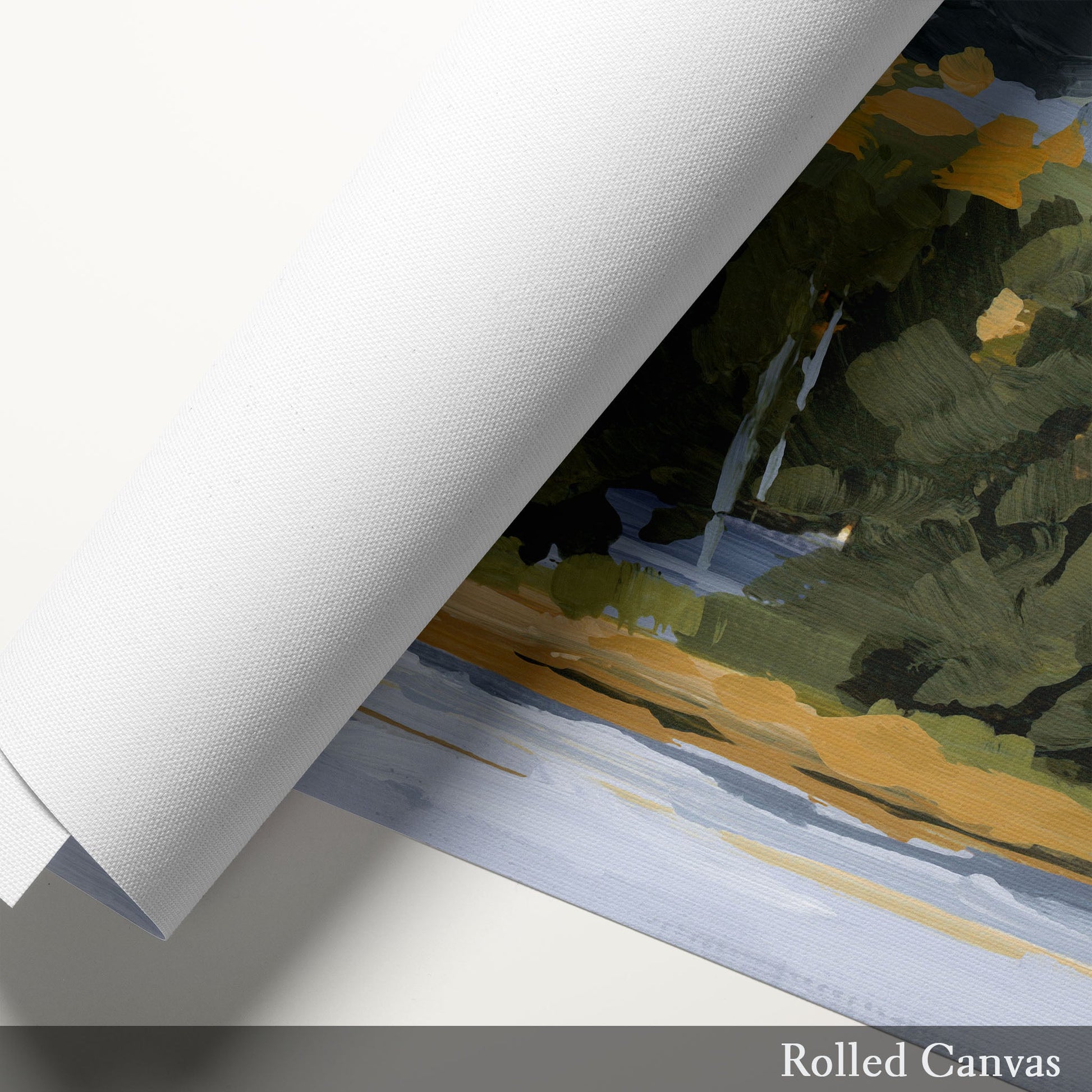 ’Estes Park’ Art Print - Colorado Mountain Wall - abstract - Artwork - Autumn
