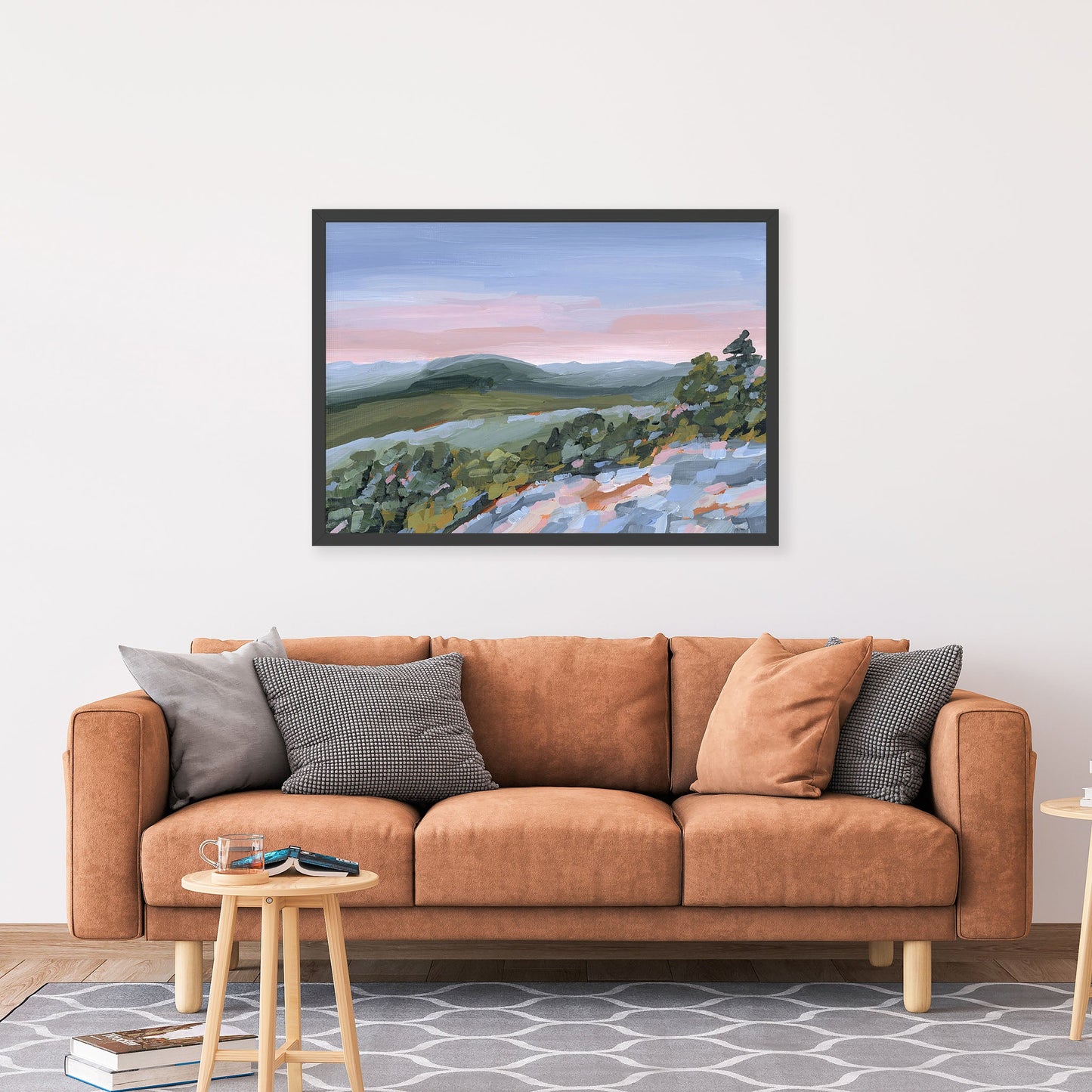 ’Fading Shadows’ Art Print - Blue Ridge Mountains Wall - ’Nightfall’ - Appalachian Trail - blue ridge - blueridge