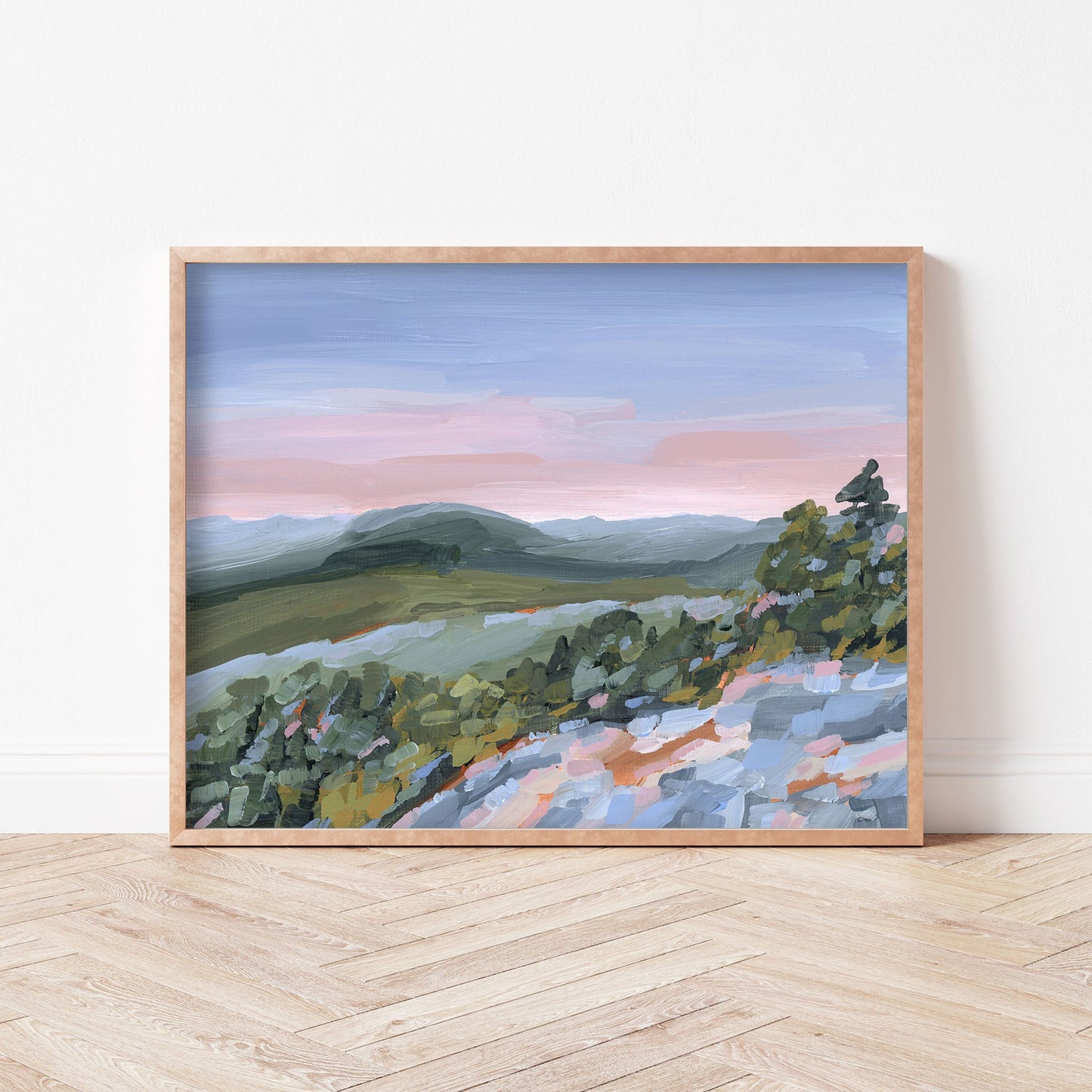 ’Fading Shadows’ Art Print - Blue Ridge Mountains Wall - ’Nightfall’ - Appalachian Trail - blue ridge - blueridge