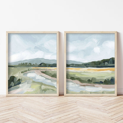 ’Favorite Place I’ Diptych Art Print || Set of 2 - abstract - Artwork - Colorado