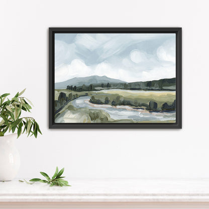 ’Favorite Place II’ Art Print - Stretched Canvas / 8x10 in / Black Frame - Colorado Mountain Wall - abstract