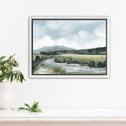 ’Favorite Place II’ Art Print - Stretched Canvas / 8x10 in / White Frame - Colorado Mountain Wall - abstract