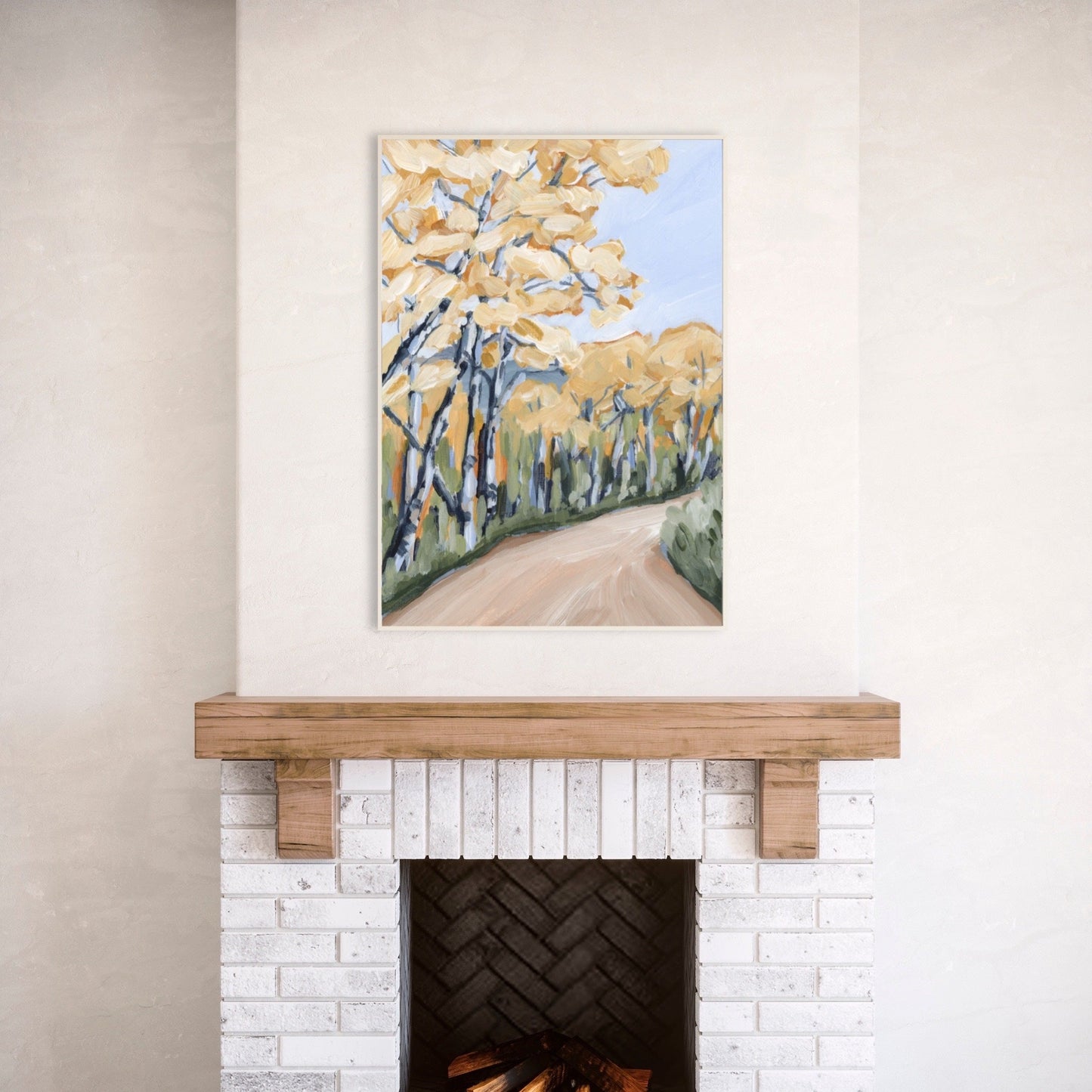 ’Finding Gold’ Art Print - Aspen Tree Wall - aspen trees - Autumn - Colorado