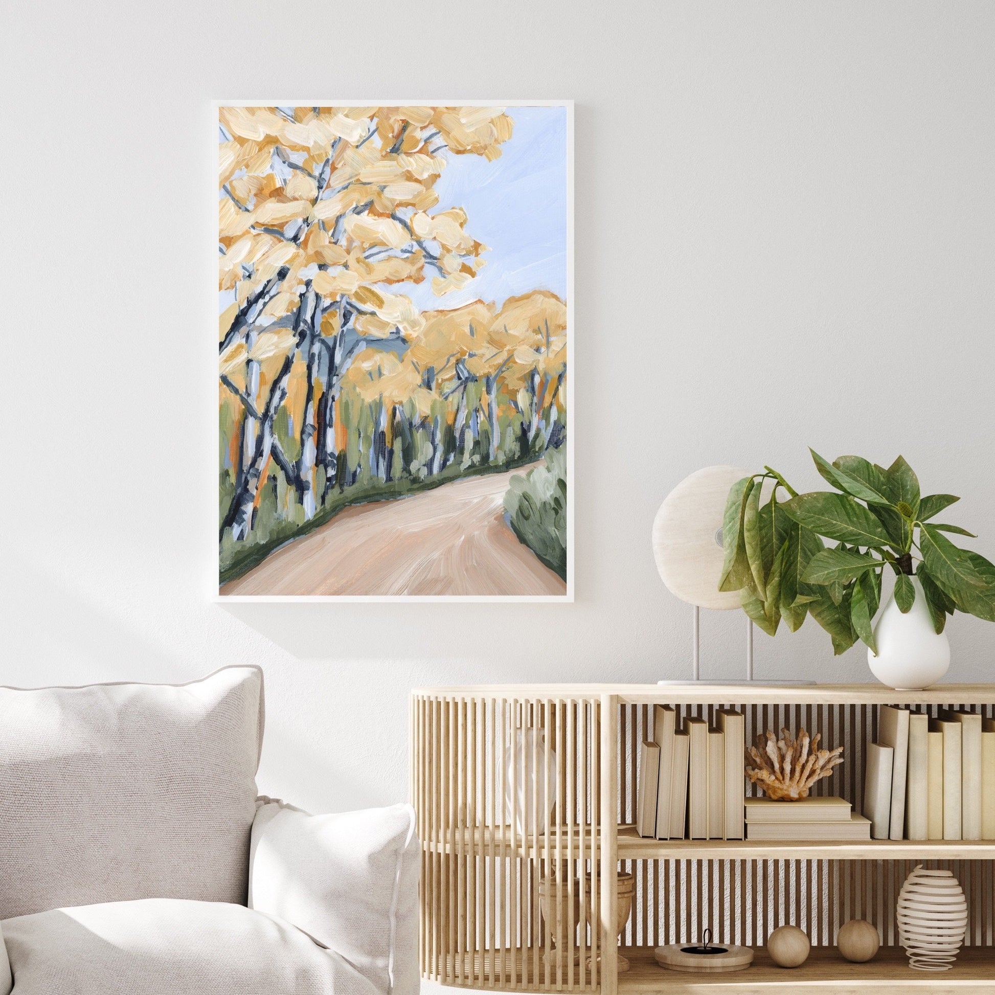 ’Finding Gold’ Art Print - Aspen Tree Wall - aspen trees - Autumn - Colorado