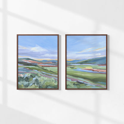 "Finding Home" Diptych Art Print || Set of 2