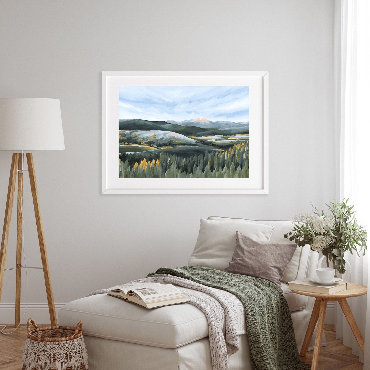 ’First Fall’ Art Print - Colorado Landscape Wall - ’Winter Park’ - abstract - Artwork - Aspen