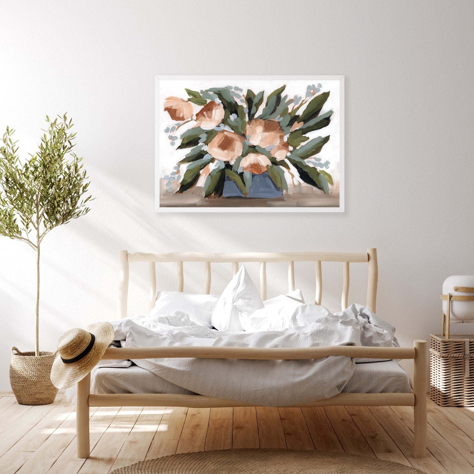 ’Flowers for the Table II’ Art Print - Floral Still Life Wall - abstract - botanical - floral - Flower