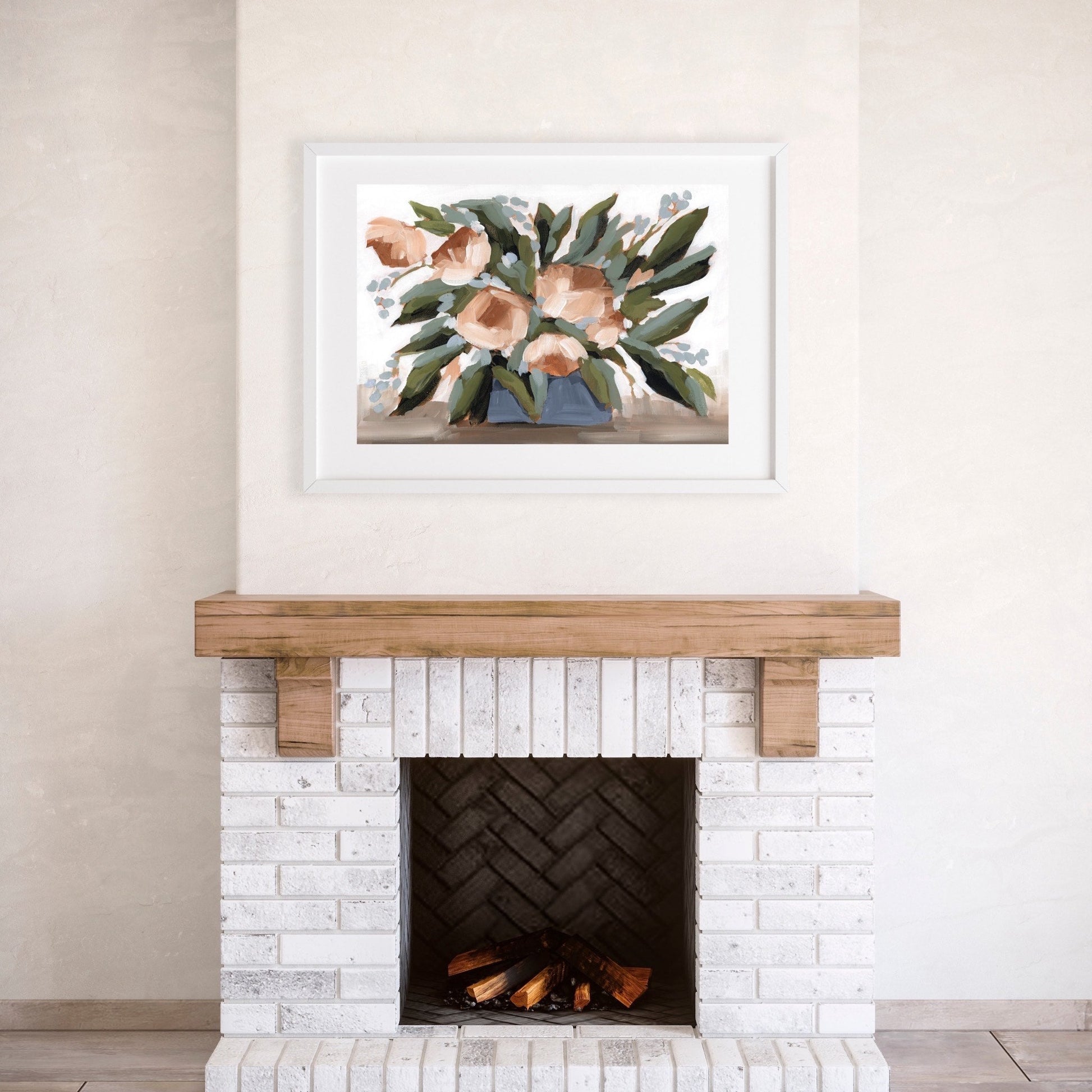 ’Flowers for the Table II’ Art Print - Floral Still Life Wall - abstract - botanical - floral - Flower