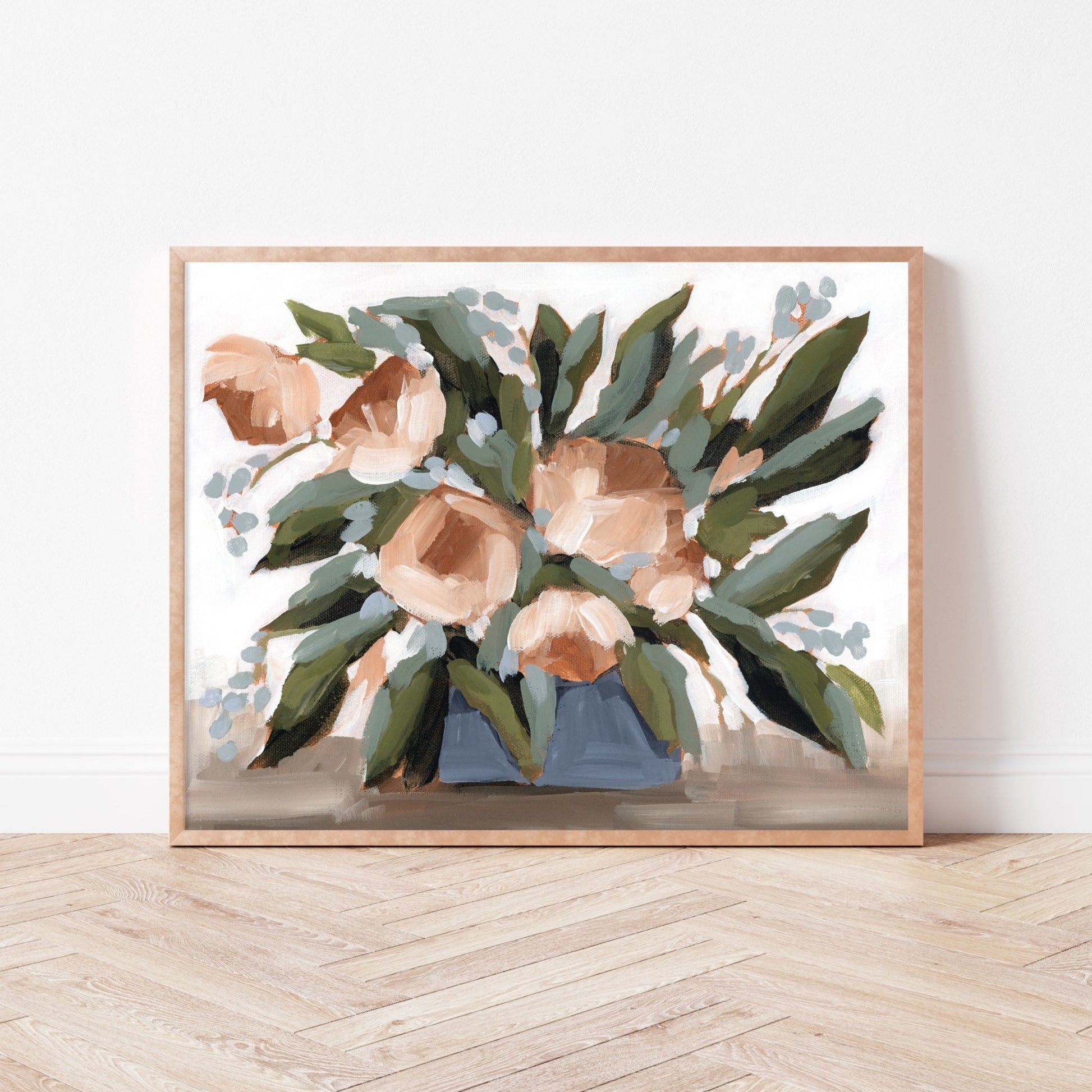 ’Flowers for the Table II’ Art Print - Floral Still Life Wall - abstract - botanical - floral - Flower