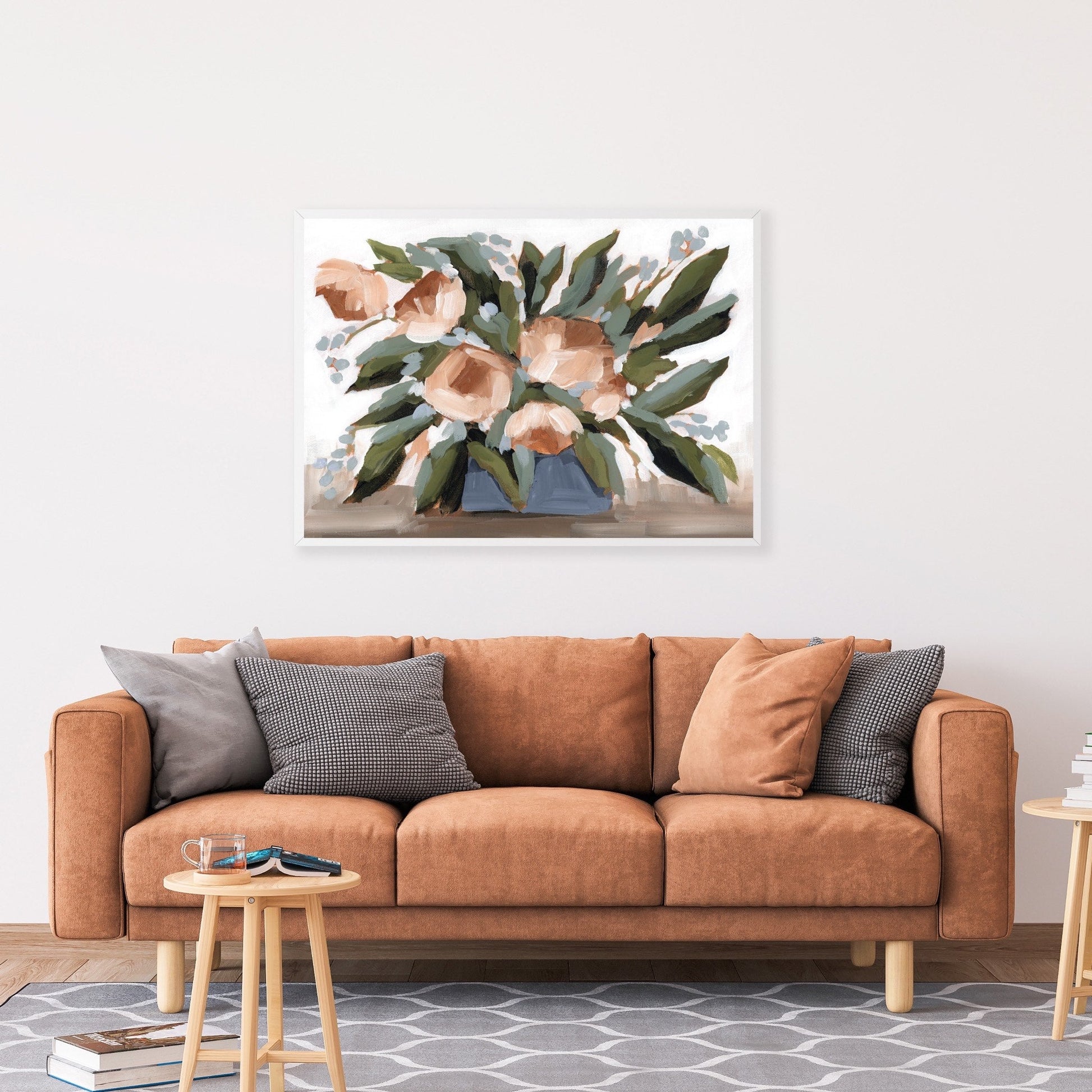 ’Flowers for the Table II’ Art Print - Floral Still Life Wall - abstract - botanical - floral - Flower