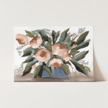 ’Flowers for the Table II’ Art Print - Paper / 5x7 in / No Frame - Floral Still Life Wall - abstract - botanical