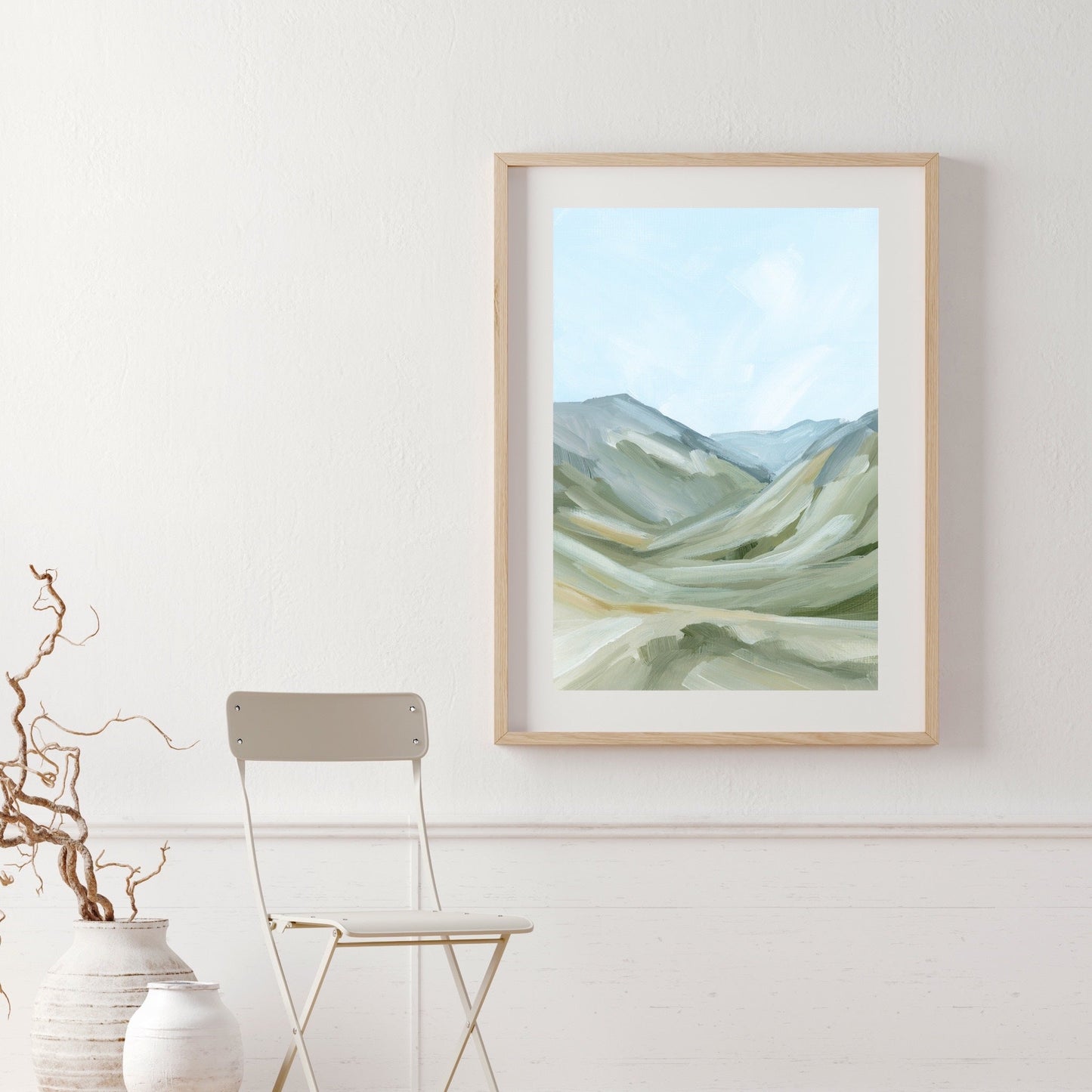 ’Foothills’ Art Print - Abstract Mountain Landscape - abstract - Artwork - Colorado