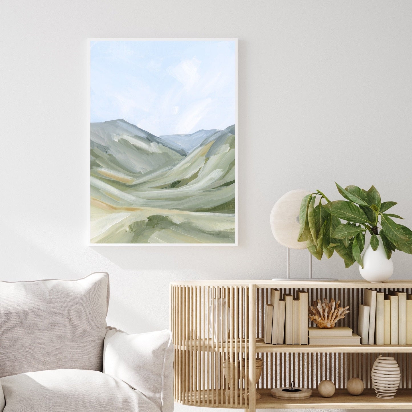 ’Foothills’ Art Print - Abstract Mountain Landscape - abstract - Artwork - Colorado