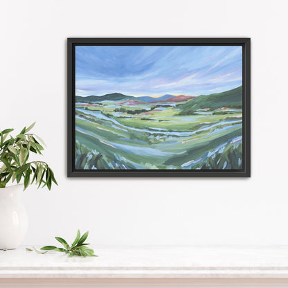 ’From Loveland’ Art Print - Stretched Canvas / 8x10 in / Black Frame - Colorado Mountain Artwork - Landscape - Loveland