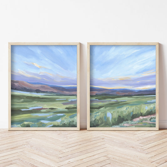 ’Front Range’ Diptych Art Print || Set of 2