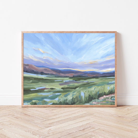 ’Front Range’ Art Print - Denver Colorado Landscape - Artwork - Springs