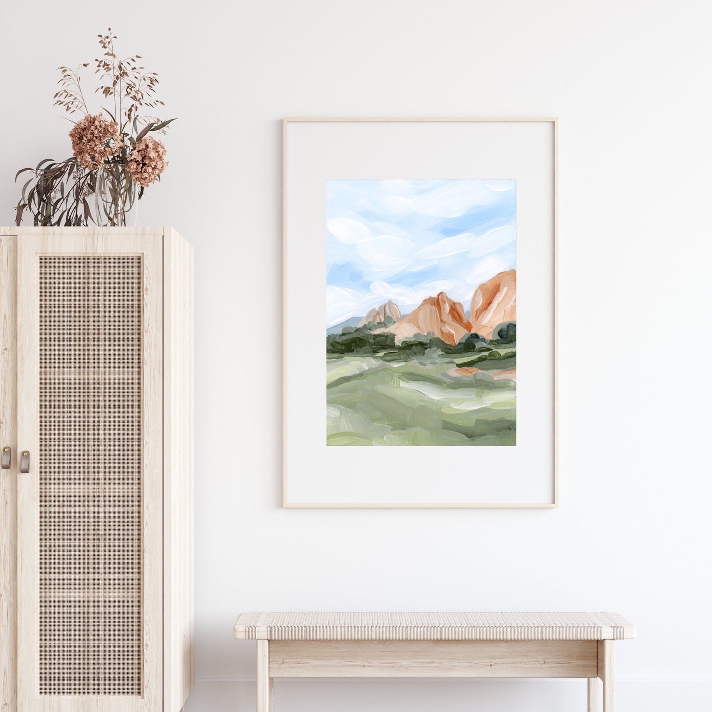 ’Garden Walk’ Art Print - Garden of the Gods Abstract Wall - abstract - Artwork - Colorado - Springs