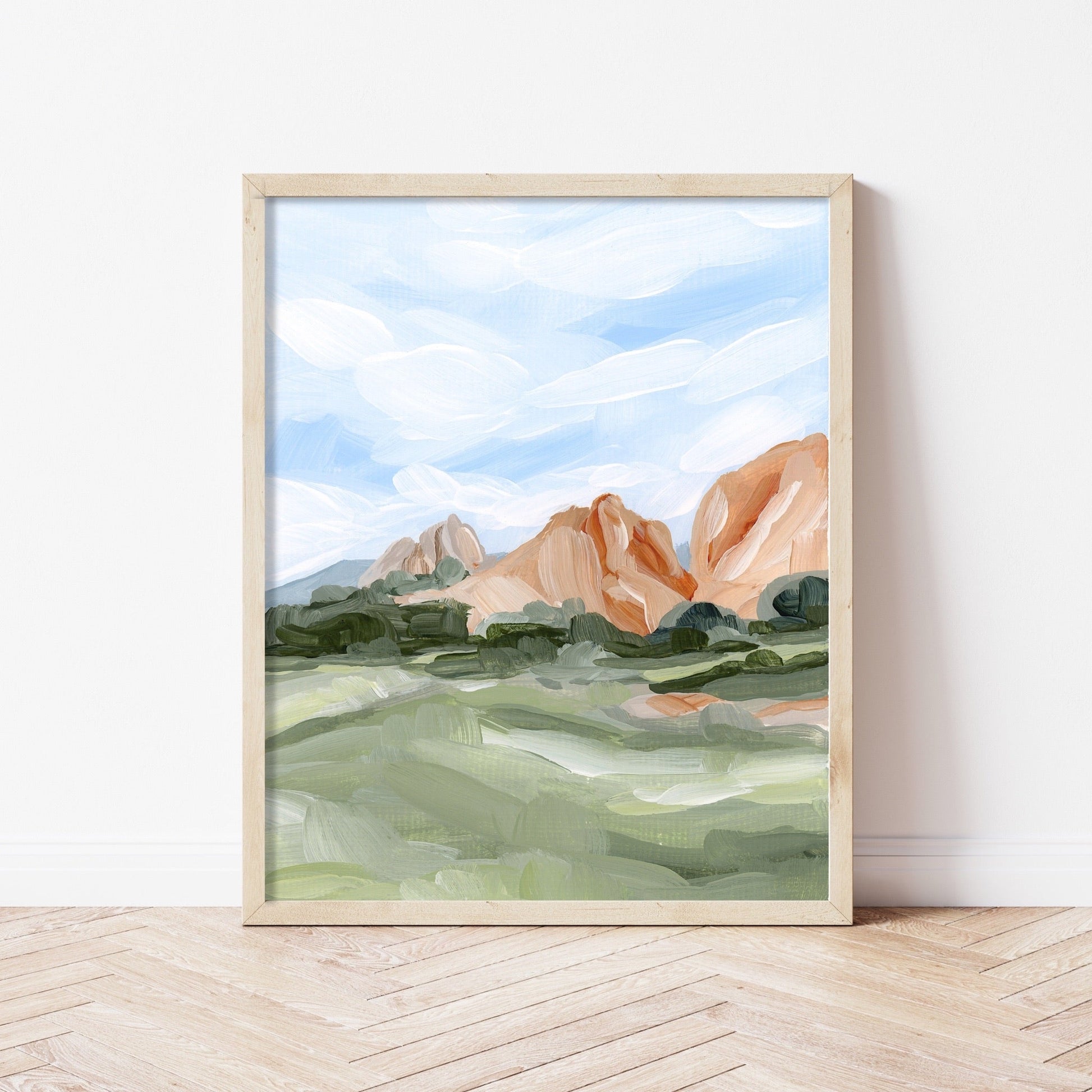 ’Garden Walk’ Art Print - Garden of the Gods Abstract Wall - abstract - Artwork - Colorado - Springs