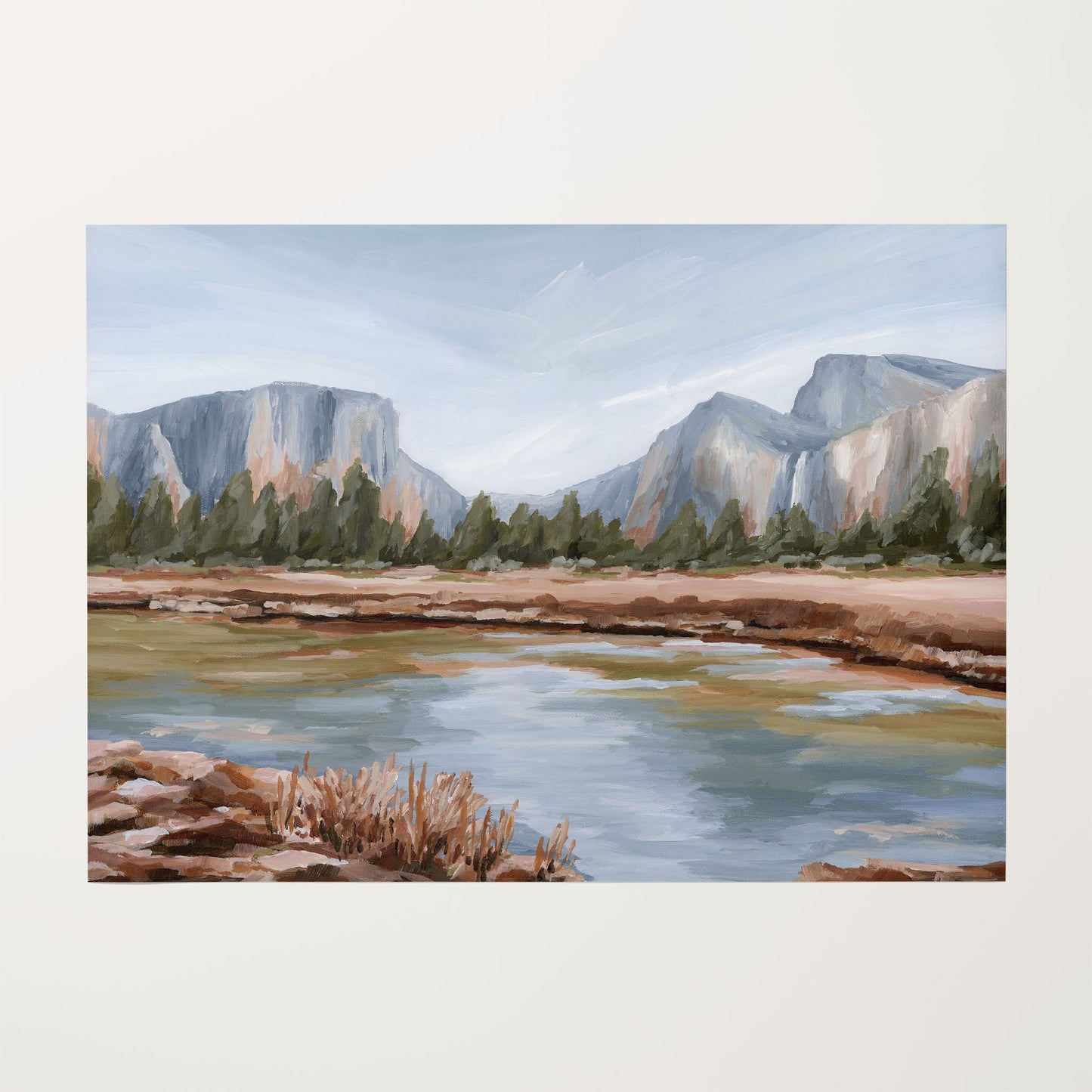 ’Gates of the Valley’ Art Print - Rolled Canvas / 8x10 in / No Frame - National Park Wall - abstract - Artwork