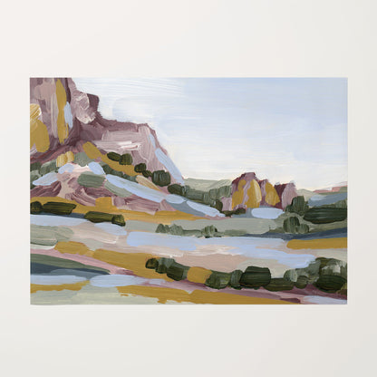 ’Gold in the Garden’ Art Print - Rolled Canvas / 8x10 / No Frame - Garden of Gods Wall - Artwork - Colorado - Springs