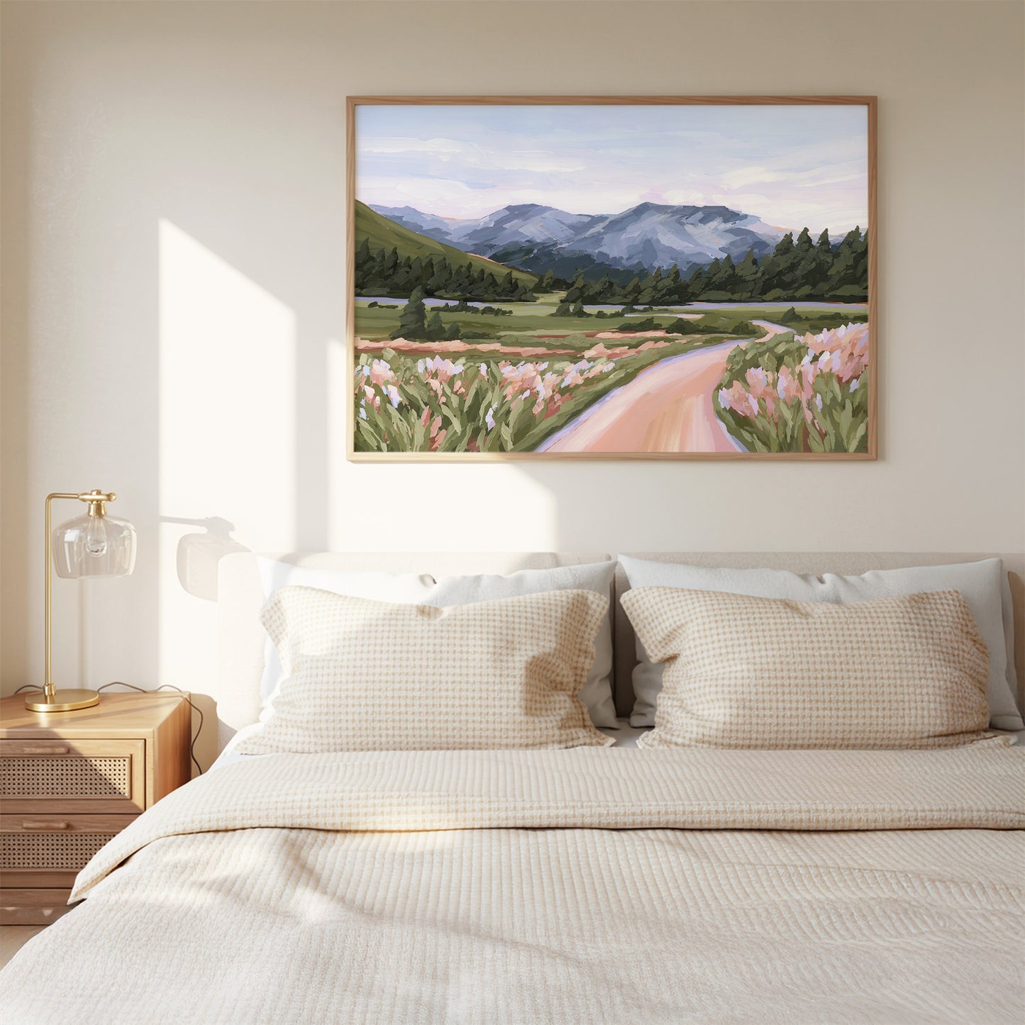 Kunstdruck „Zuhause im Tal“