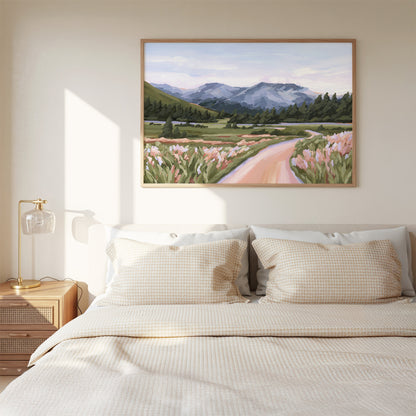Kunstdruck „Zuhause im Tal“