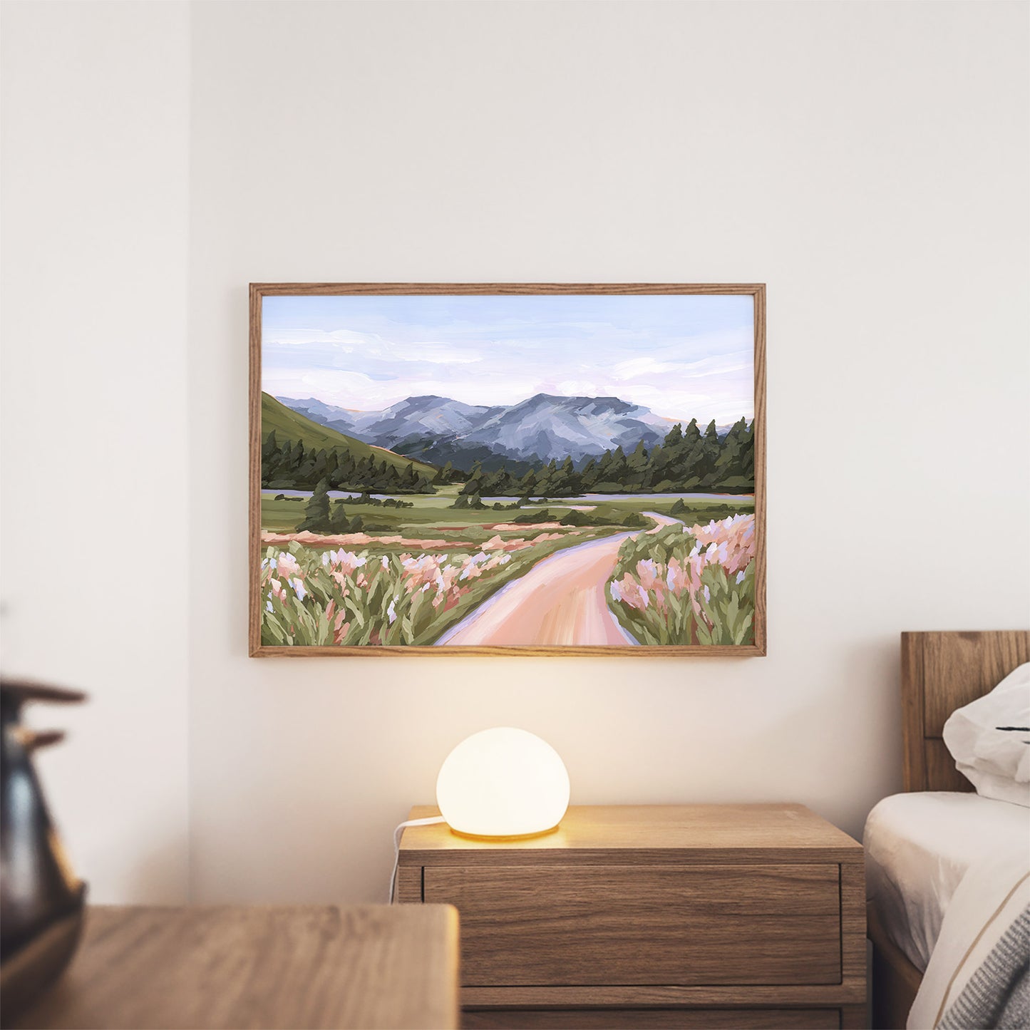Kunstdruck „Zuhause im Tal“