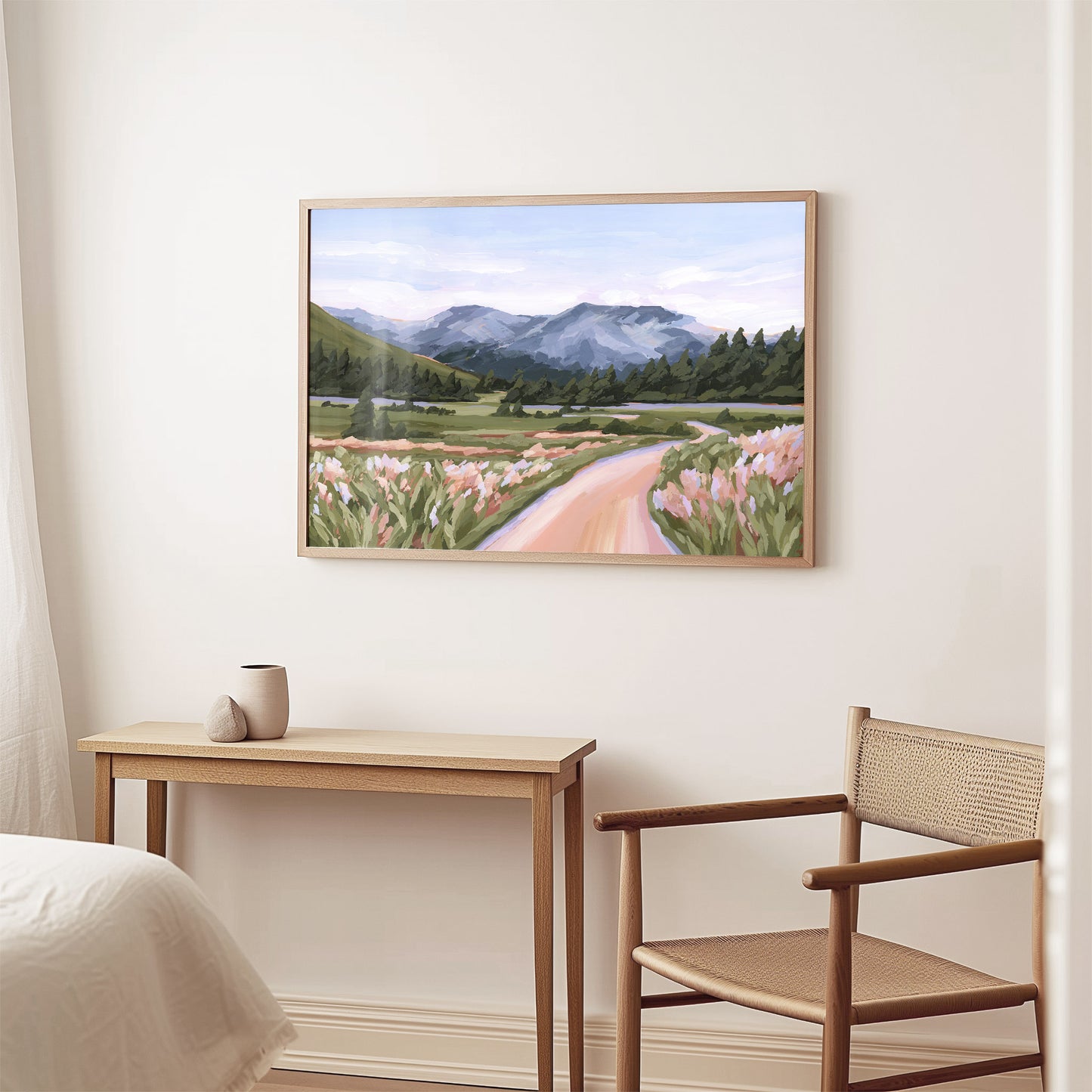 Kunstdruck „Zuhause im Tal“