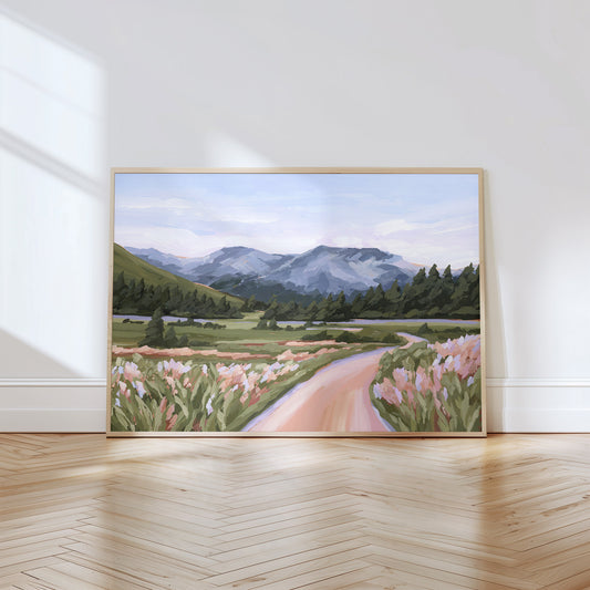 "Good Views" Art Print