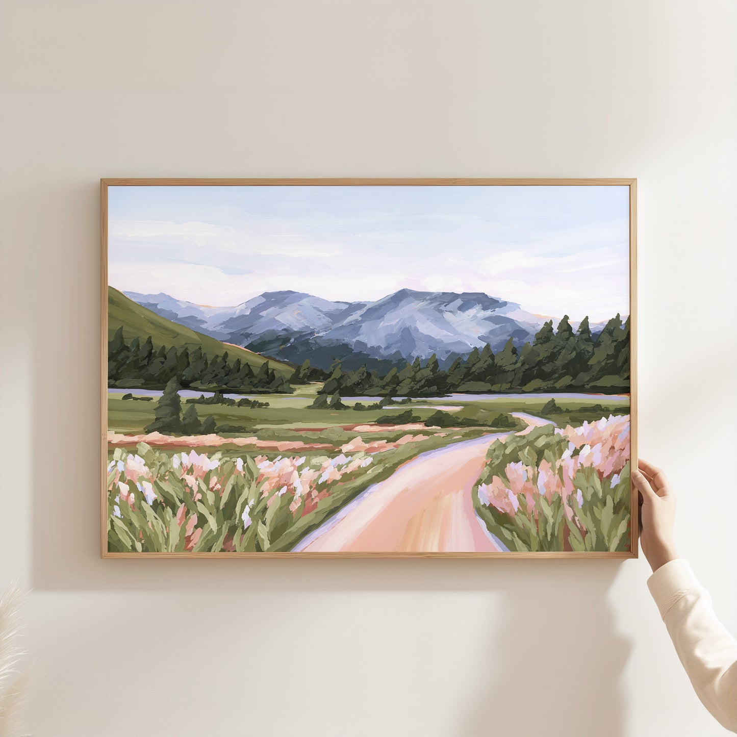 Kunstdruck „Zuhause im Tal“
