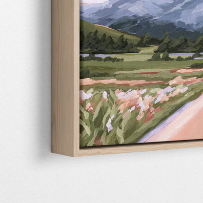 Kunstdruck „Zuhause im Tal“