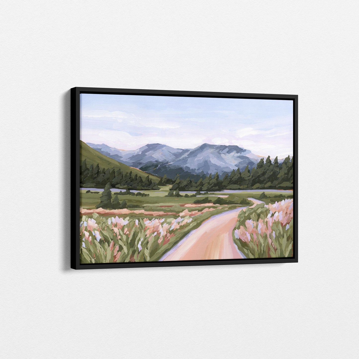 Kunstdruck „Zuhause im Tal“