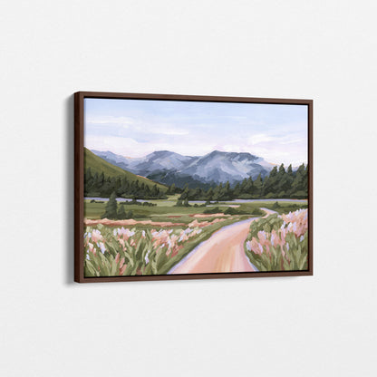 Kunstdruck „Zuhause im Tal“