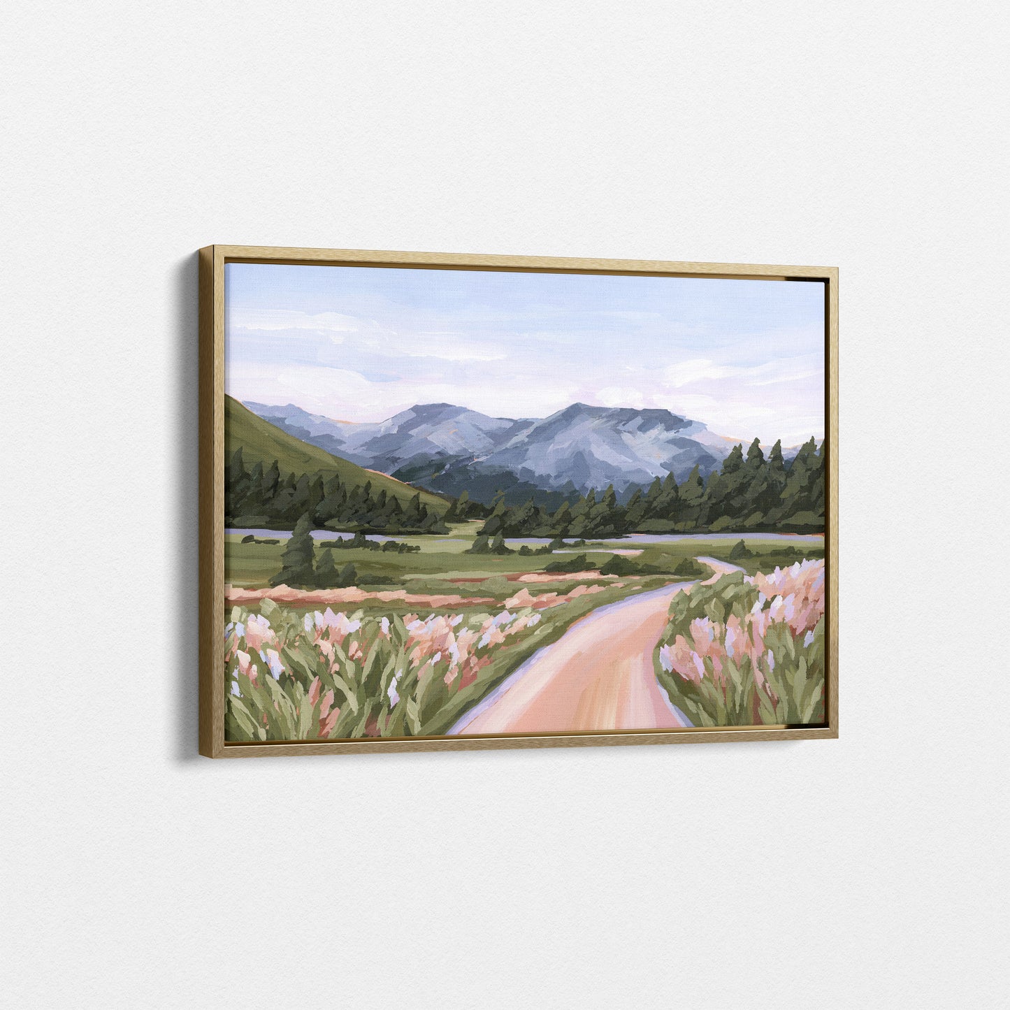 Kunstdruck „Zuhause im Tal“