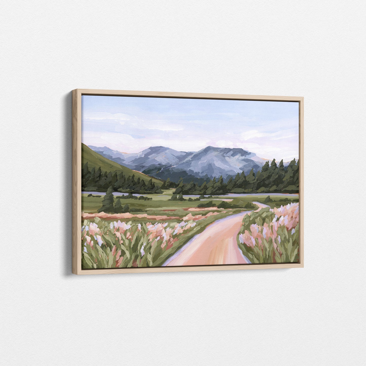 Kunstdruck „Zuhause im Tal“
