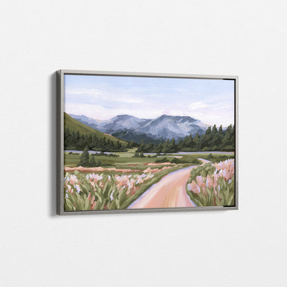Kunstdruck „Zuhause im Tal“