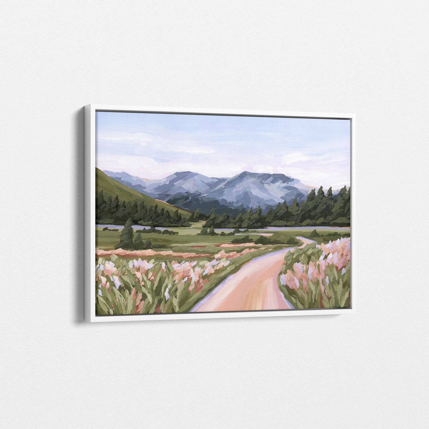 Kunstdruck „Zuhause im Tal“