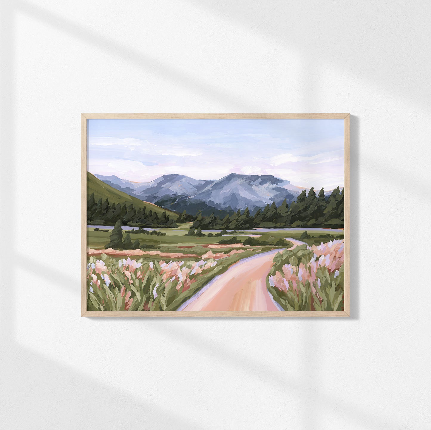 Kunstdruck „Zuhause im Tal“