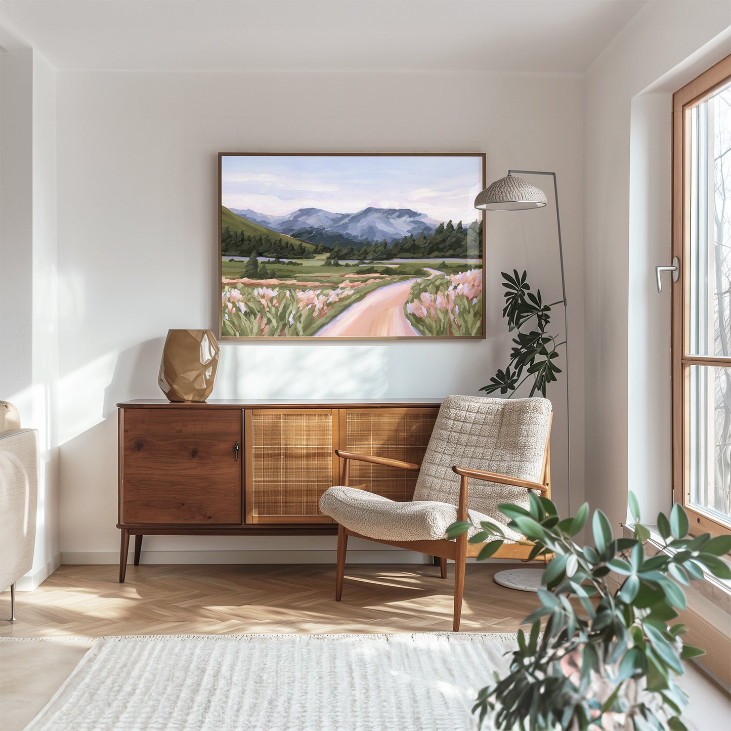 Kunstdruck „Zuhause im Tal“