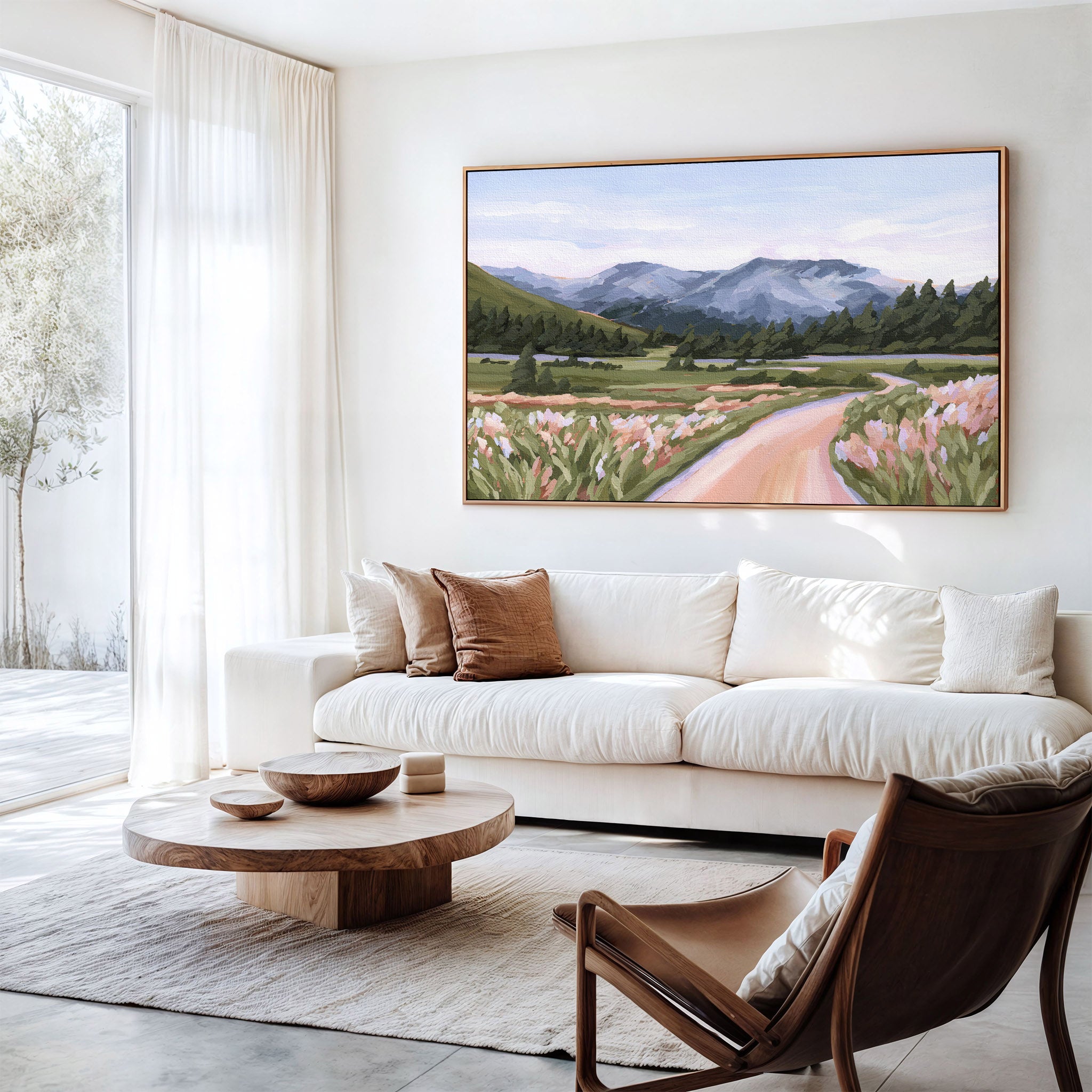 エルテ　ERTE タッセルガウン シルクスクリーンアート 243/300 Katie Garrison Art | Landscape Wall Art for Mountain Lovers