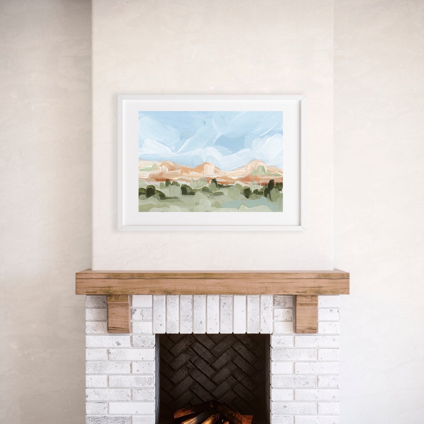 ’Grand Junction’ Art Print - Colorado Abstract Landscape - Artwork - Grand Junction - Mesa