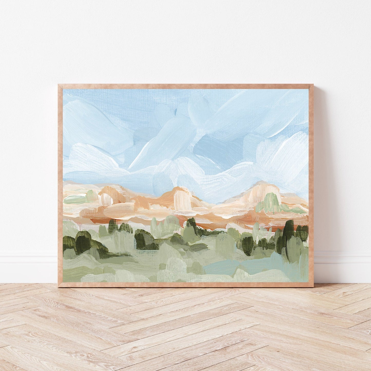 ’Grand Junction’ Art Print - Colorado Abstract Landscape - Artwork - Grand Junction - Mesa