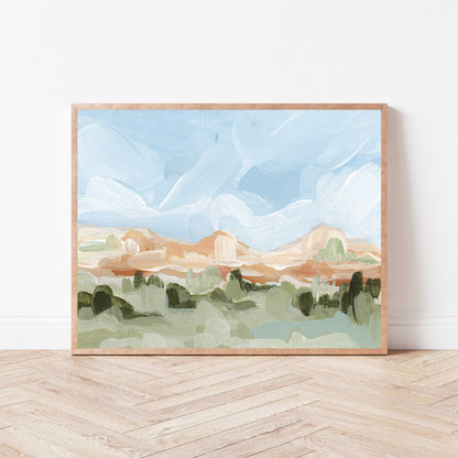 ’Grand Junction’ Art Print - Colorado Abstract Landscape - Artwork - Grand Junction - Mesa