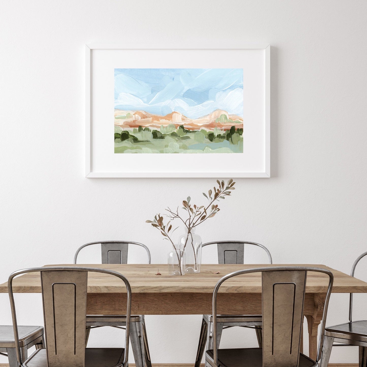 ’Grand Junction’ Art Print - Colorado Abstract Landscape - Artwork - Grand Junction - Mesa