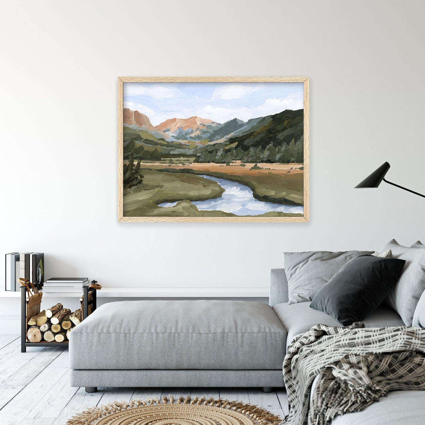 ’Grand Lake’ Art Print - Colorado Mountain Wall - abstract - Artwork - Autumn