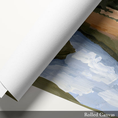 ’Grand Lake’ Art Print - Colorado Mountain Wall - abstract - Artwork - Autumn