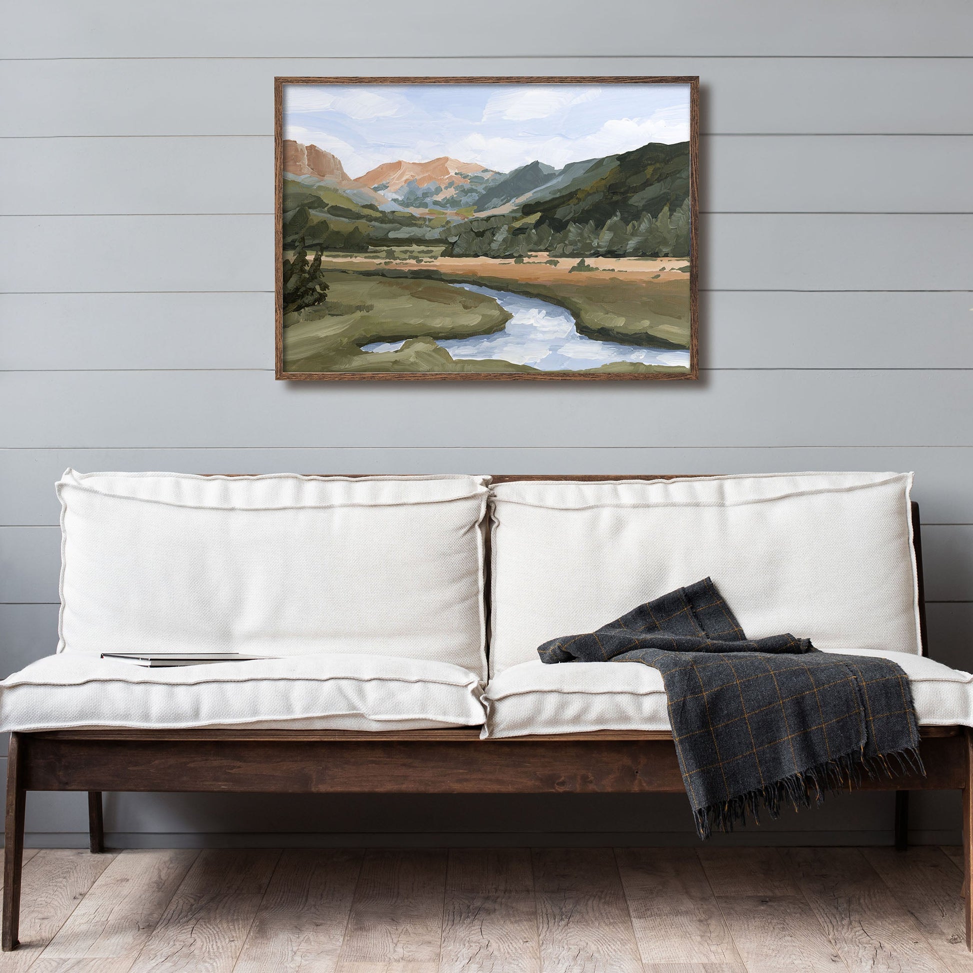 ’Grand Lake’ Art Print - Colorado Mountain Wall - abstract - Artwork - Autumn