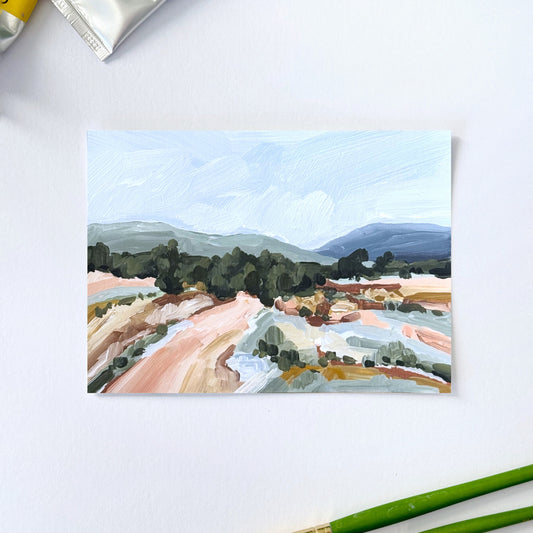 "Heart of the Mountains" Original Painting || 5x7 - Katie Garrison Art