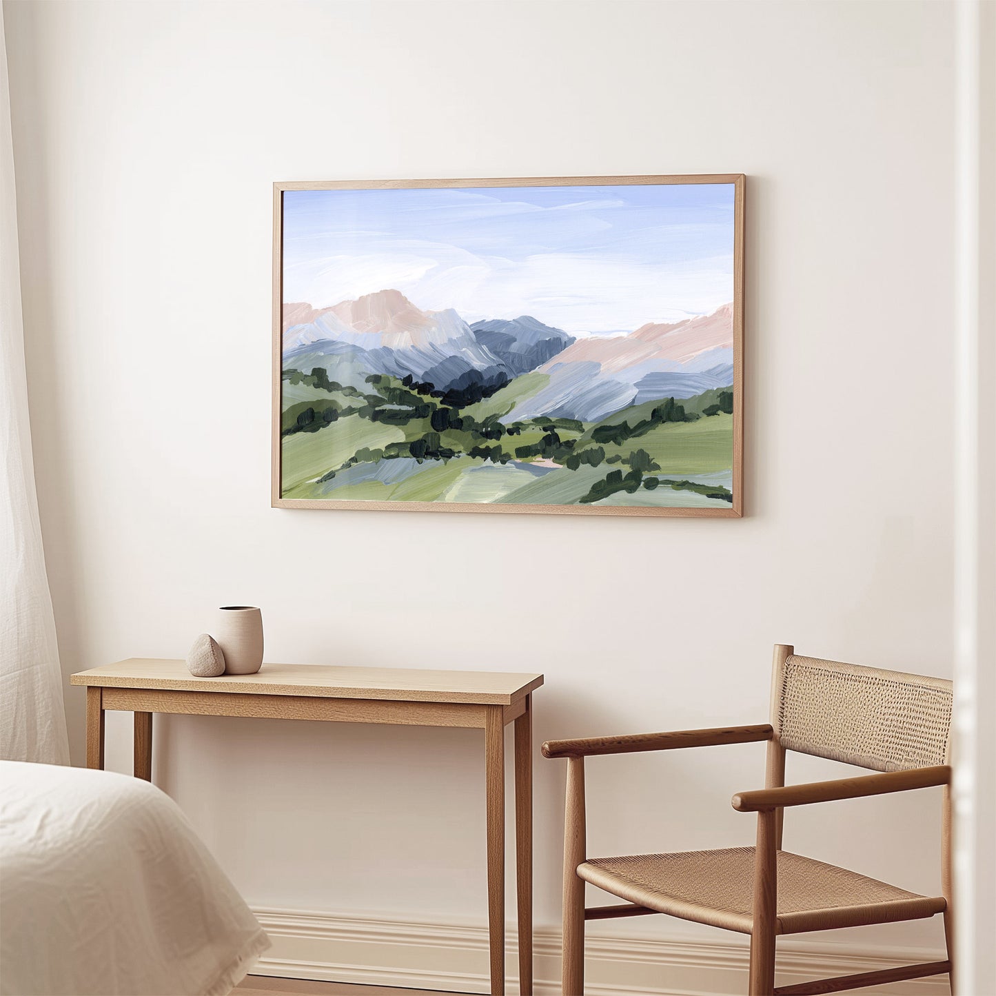 Kunstdruck „Zuhause im Tal“